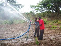 sprinkler irrigation system in Zambia