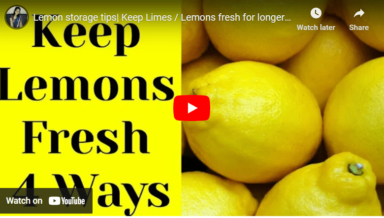 How To Preserve Lemon For Long Time Storage