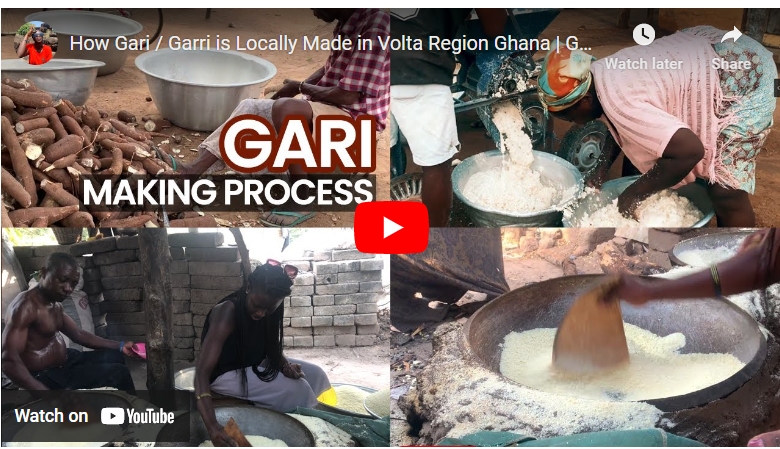 How To Process Cassava to Garri