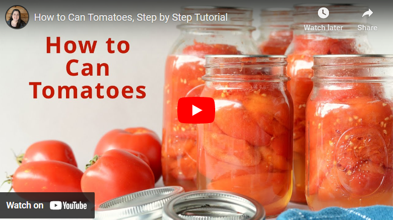 How To Process Tomatoes