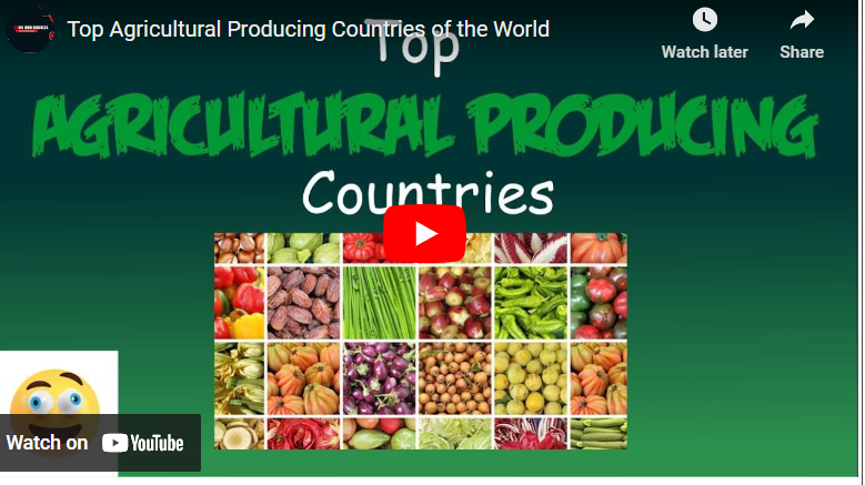 Top Agricultural Producing Countries