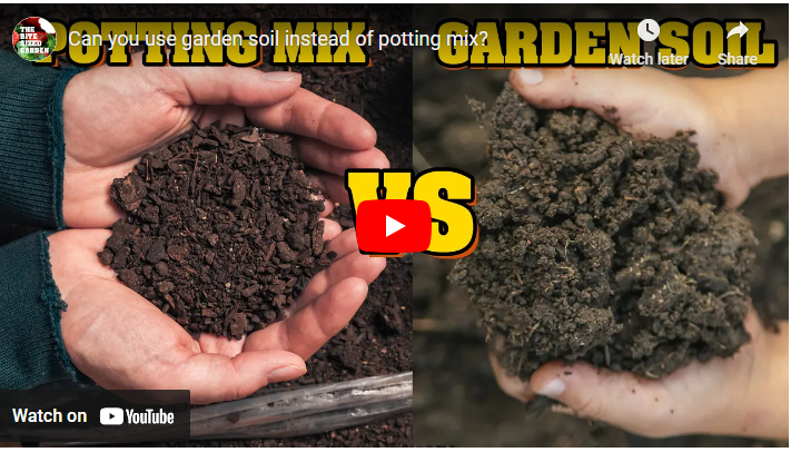 Can You Mix Potting Soil with Garden Soil