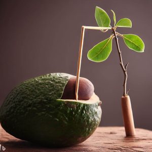 Sprouting Avocado Using Toothpick