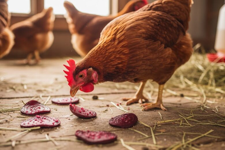 Chickens Eat Beets