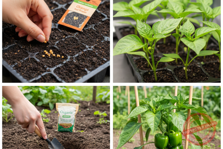 How to Plant Orange Bell Pepper