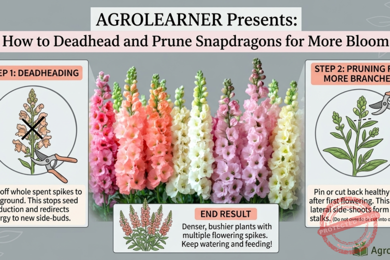 How to Deadhead and Prune Snapdragons for More Blooms