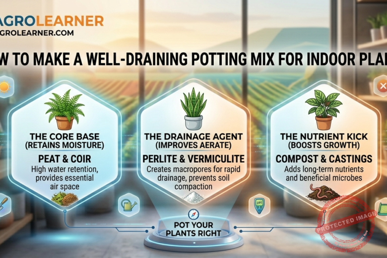 How to Make a Well Draining Potting Mix for Indoor Plants